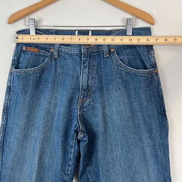Wrangler Texas Jeans Straight Leg Denim Blue Cotton‎ Mens 34x32 - Picture 7 of 11